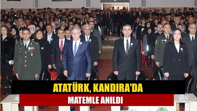 Atatürk, Kandıra'da matemle anıldı