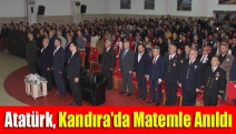 Atatürk, Kandıra'da matemle anıldı