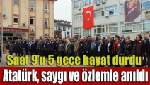 Atatürk, saygı ve özlemle anıldı