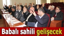 Babalı sahili gelişecek