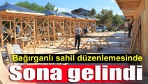 Bağırganlı sahil düzenlemesinde sona gelindi