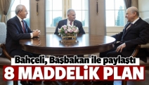 Bahçeli'den Başbakan'a 8 maddelik plan