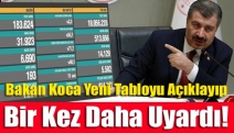 Bakan Koca yeni tabloyu açıklayıp bir kez daha uyardı!