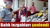 Balık tezgahları şenlendi