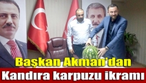 Başkan Akman’dan Kandıra karpuzu ikramı