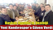 Başkan Ayyıldız’ın Desteği Yeni Kandıraspor’a Güven Verdi