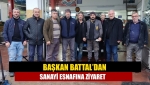 Başkan Battal’dan sanayi esnafına ziyaret