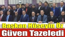 Başkan Hüseyin Öz güven tazeledi