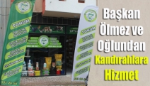 Başkan Ölmez ve oğlundan Kandıralılara hizmet