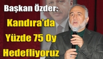 Başkan Özder: Kandıra’da yüzde 75 oy hedefliyoruz