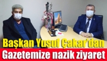 Başkan Yusuf Çakar’dan gazetemize nazik ziyaret