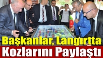 Başkanlar, langırtta kozlarını paylaştı