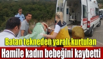 Batan tekneden yaralı kurtulan hamile kadın bebeğini kaybetti