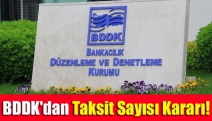 BDDK'dan taksit sayısı kararı!