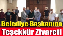 Belediye başkanına teşekkür ziyareti