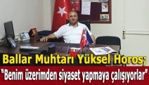 “Benim üzerimden siyaset yapmaya çalışıyorlar”