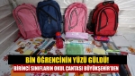 Bin öğrencinin yüzü güldü! Birinci sınıfların okul çantası Büyükşehir’den