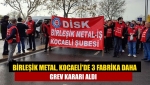 Birleşik Metal, Kocaeli'de 3 fabrika daha grev kararı aldı