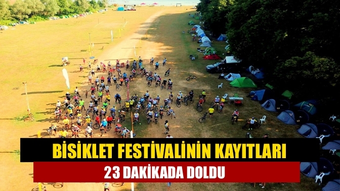 Bisiklet festivalinin kayıtları 23 dakikada doldu