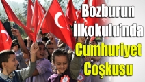 Bozburun İlkokulu’nda Cumhuriyet coşkusu