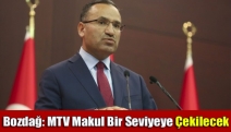 Bozdağ: MTV makul bir seviyeye çekilecek