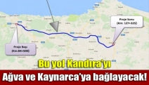 Bu yol Kandıra’yı Ağva ve Kaynarca’ya bağlayacak!