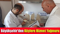 Büyükşehir'den köylere hizmet yağmuru