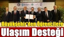 Büyükşehir'den Öğrencilere ulaşım desteği