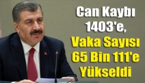 Can kaybı 1403'e, vaka sayısı 65 bin 111'e yükseldi