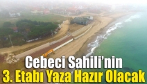 Cebeci Sahili’nin 3. etabı yaza hazır olacak