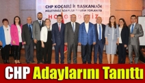 CHP adaylarını tanıttı