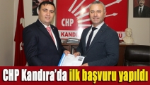 CHP Kandıra’da ilk başvuru yapıldı