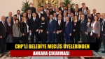 CHP'li belediye meclis üyelerinden Ankara çıkarması