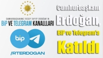 Cumhurbaşkanı Erdoğan, BiP ve Telegram'a katıldı