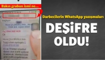 Darbecilerin WhatsApp görüşmeleri