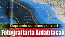 Depremin su altındaki izleri fotoğraflarla anlatılacak