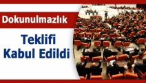 Dokunulmazlık teklifi kabul edildi