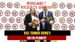 Ecz. İsmail Genç’e 50.yıl plaketi