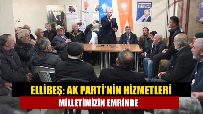 Ellibeş: AK Parti’nin hizmetleri milletimizin emrinde