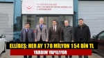 Ellibeş: Her ay 178 milyon 154 bin TL yardım yapılıyor