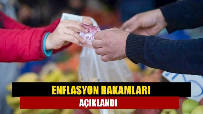 Enflasyon rakamları açıklandı