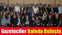 Gazeteciler baloda buluştu