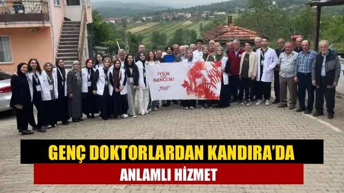 Genç Doktorlardan Kandıra’da Anlamlı Hizmet