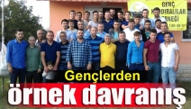 Gençlerden örnek davranış