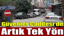 Güvenler Caddesi de artık tek yön