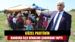 Güzel Partinin Kandıra ilçe binasını çadırdan yaptı