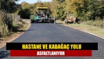 Hastane ve Kabağaç yolu asfaltlanıyor