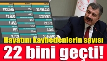 Hayatını kaybedenlerin sayısı 22 bini geçti!