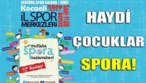 Haydi çocuklar spora!