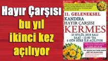 Hayır Çarşısı bu yıl ikinci kez açılıyor